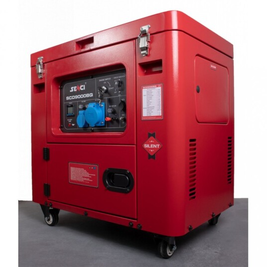 SENCI SCD9000BQ Aggregat Diesel Max 6000W Elektrisk start SENCI SCD9000BQ Aggregat Diesel Max 6000W Elektrisk start