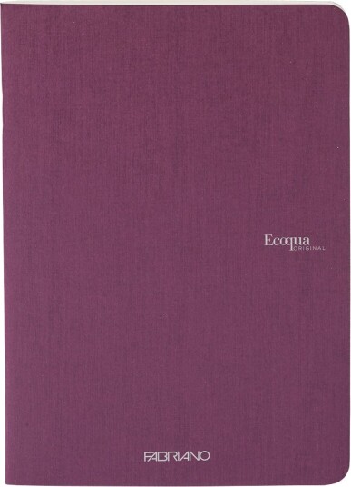 Fabriano Notatbok EcoQua Original Stiftet A5 Linjert Lilla
