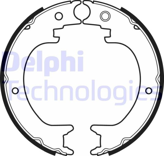 Bremseskosett håndbrems DELPHI LS2082