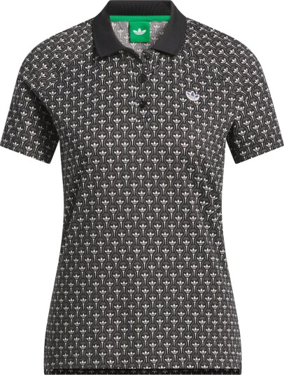 Adidas S Nov Aop W Golf pologenser dame Black Cwhite X Large