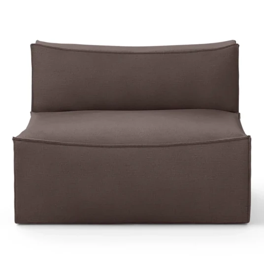 Ferm Living Catena Sofa Center L100   Hot Madison   Brown
