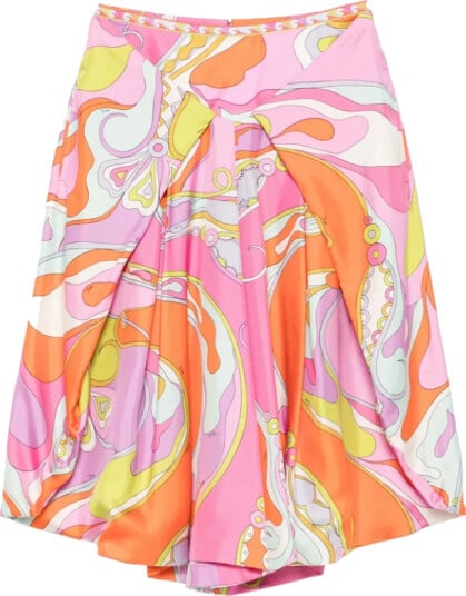 Pucci Dame Skjørt Flerfarget M, Pucci Dame Skjørt Flerfarget M,