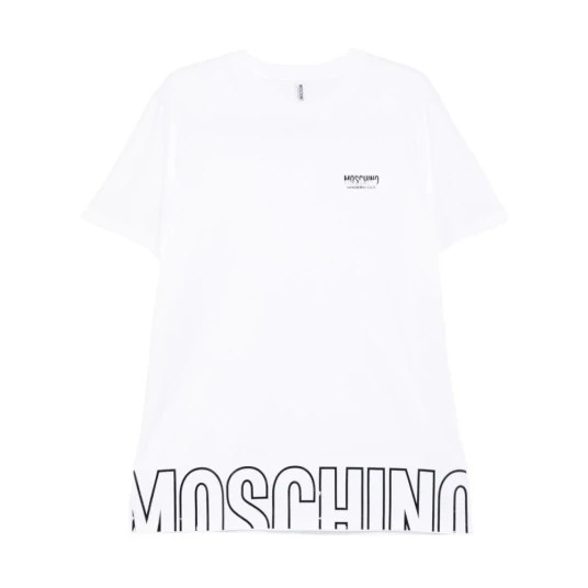 Moschino Herre Topper Hvit L Moschino Herre Topper Hvit L