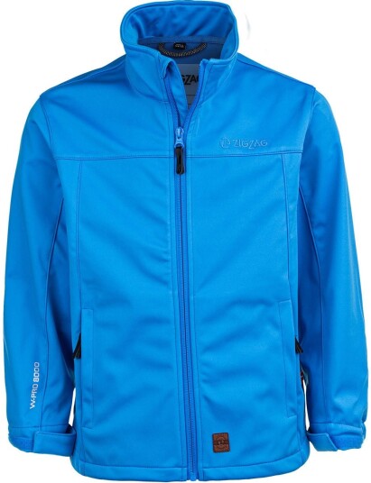 ZigZag Anakin Softshelljakke French Blue 4 År ZigZag Anakin Softshelljakke French Blue 4 År
