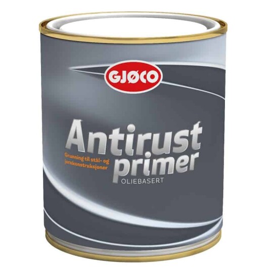 Gjøco Antirustprimer Oljebasert Sort Metall Grunning 0,75 liter Gjøco Antirustprimer Oljebasert Sort Metall Grunning 0,75 liter