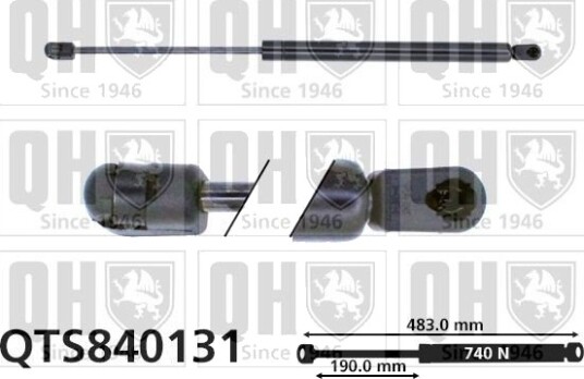 QUINTON HAZELL QTS840131 Baklukedemper