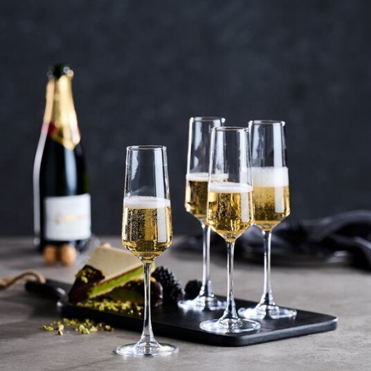 DAY CHAMPAGNEGLASS KLAR 25CL 4STK
