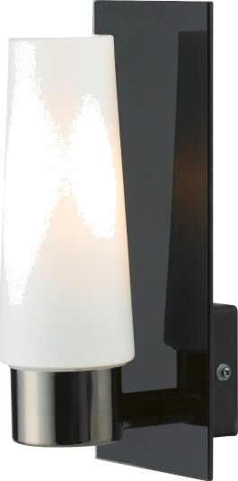 Brastad Vegglampe IP44  Høyde 23 Cm  Sort