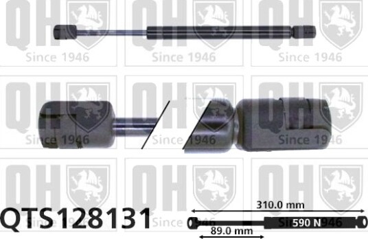 QUINTON HAZELL QTS128131 Baklukedemper