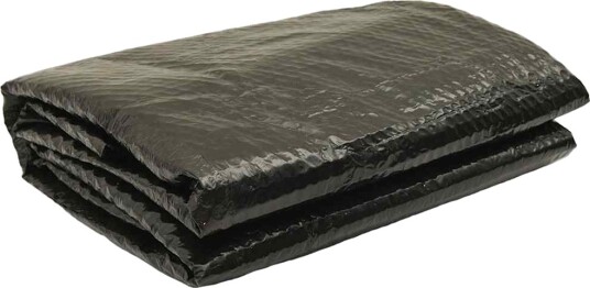 vidaXL Bassengtrekk svart 210 cm PE