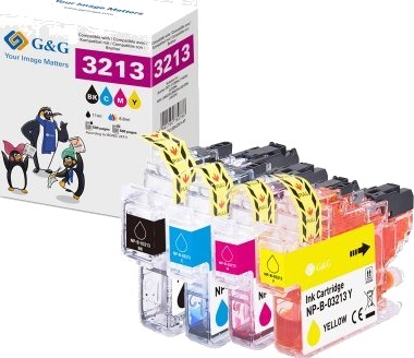 G&G 14927 XL BK/C/M/Y blekkpatroner 4 pk 11 ml/6,6 ml