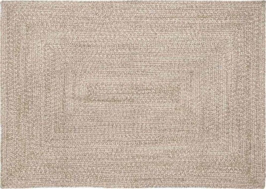 Teppe Naturlig og hvit 140 x 200 cm Jute Teppe Naturlig og hvit 140 x 200 cm Jute