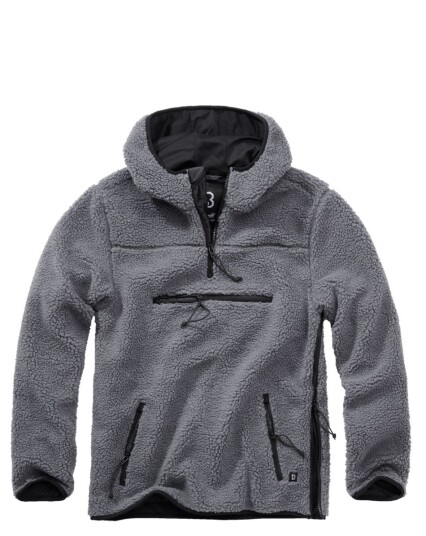 Brandit Teddyfleece Worker Hettegenser Grå Brandit Teddyfleece Worker Hettegenser Grå