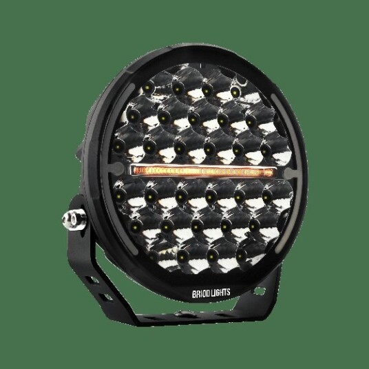 BriodLights Ice-X fjernlys 9" 13500 lm med varme i glasset BriodLights Ice-X fjernlys 9" 13500 lm med varme i glasset