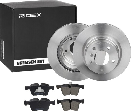 Bremseskiver og -klosser RIDEX 3405B1107