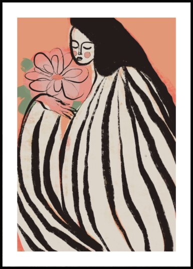 A Silent Moment Peach Plakat / 70x100