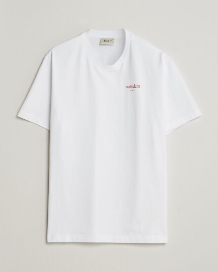 Forét To Do Back Print T Shirt White