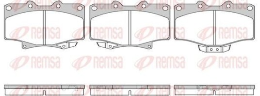 Bremseklosser REMSA 0429.14 Bremseklosser REMSA 0429.14