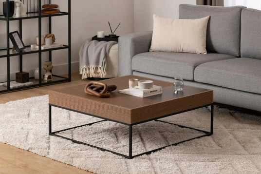 Gladfield Sofabord 90 cm - Valnøtt