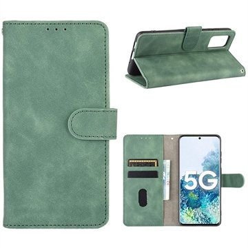 Samsung Galaxy S20 FE/S20 FE 5G Vintage Series Lommebok-deksel Grønn