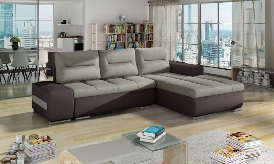 Rodeche Sovesofa Beige/Brun