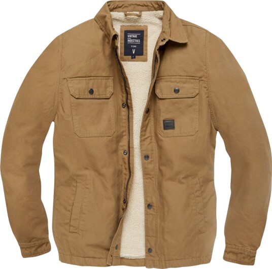 Vintage Industries Dean Sherpa jakke Beige