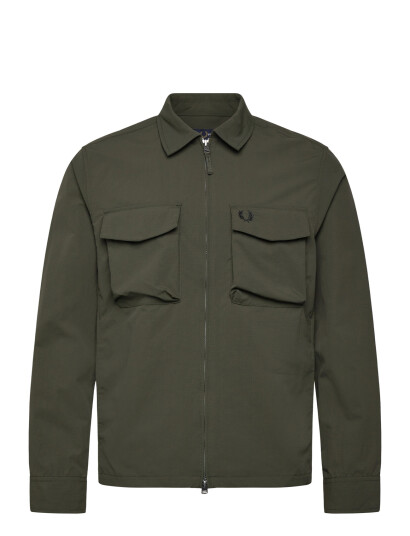 Fred Perry Ripstop Pocket Overshirt Khaki green XL