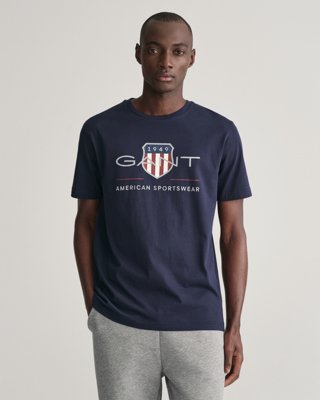 Archive Shield t-skjorte EVENING BLUE M