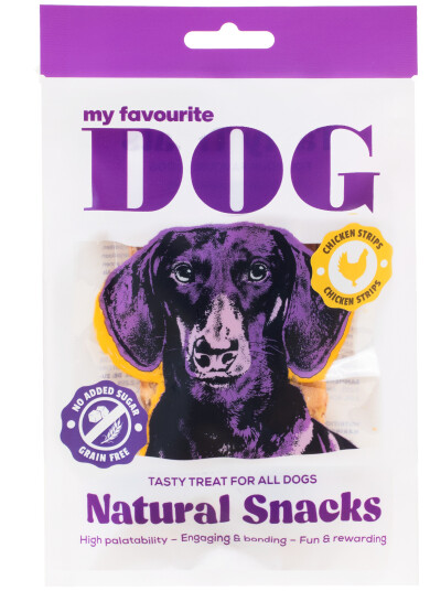 Kyllingstrimler 72 g - Naturlige hundegodbiter av My Favourite Dog