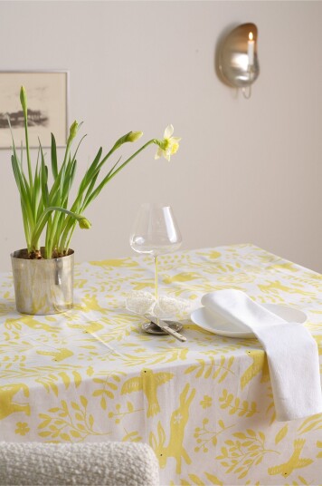 Jotex Bloom Vannavstøtende Duk Gul/hvit SPRING 220977201250