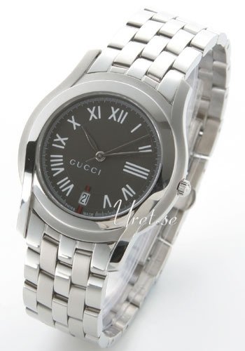 Gucci 5505 Herreklokke YA055307 Grå/Stål Ø34 mm