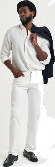 GANT Reg White Jeans Cream 29 x 34