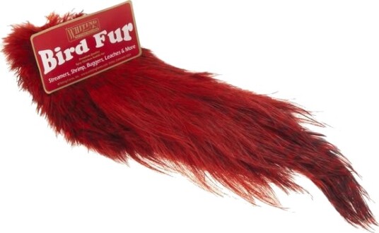 Whiting Spey Bird Fur Grizzly/Red Whiting Spey Bird Fur Grizzly/Red