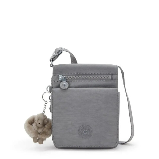 Kipling New Eldorado liten Crossbody veske Inviting Grey