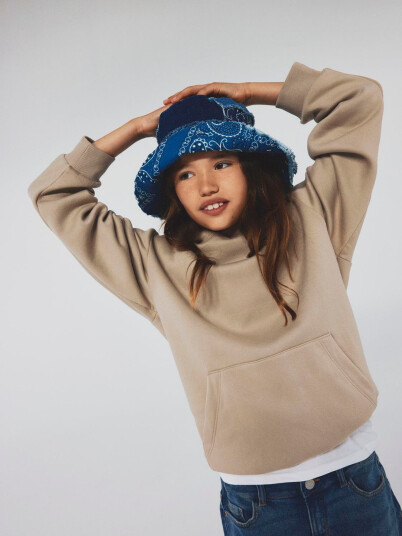 Name It Brody Long Sleeve Sweat Beige 122/128