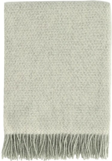 Scandi Living Sandstone ullpledd 130x180 cm Sage Melange