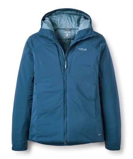 Rab Xenair Alpine Jacket Wmns Tempest Blue Size 12