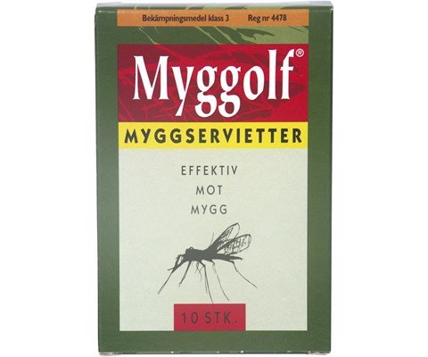 Myggolf Myggserviett 10pk