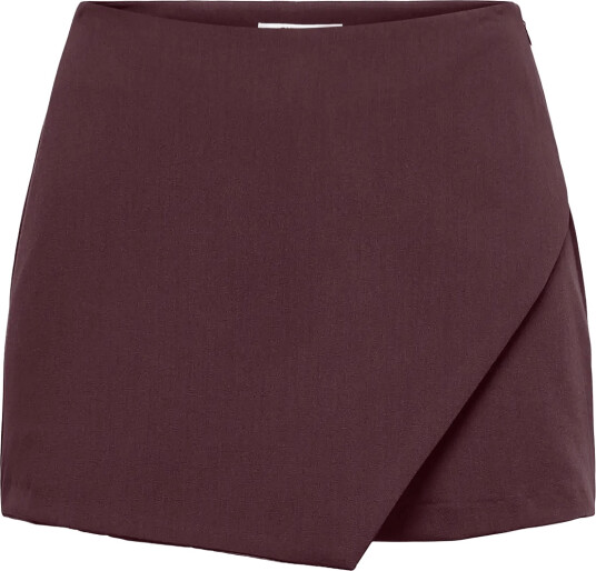 ONLY Onlmist Yasmine Wrap Skort Tlr Noos Burgundy 40