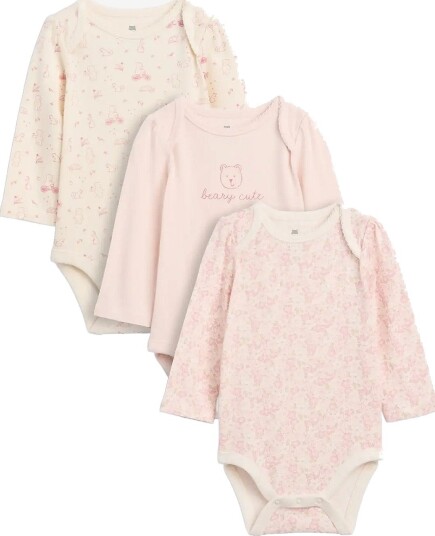 GAP Baby First Favorites Organic Cotton Bodysuit (3 Pack) PRIMITIVE 74/80