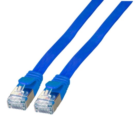 Efb Elektronik K5545bl.0,15 0,15 M Cat6a U/Ftp Stp Rj 45 Rj 45 Blå K5545BL.0,15