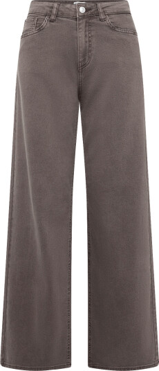 Pieces Pcsilke Mw Wide Colored Jeans Noos Bc   Brown   26 x 32
