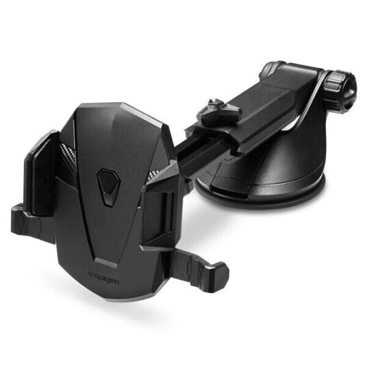 Spigen Kuel TS35 AP12T Mobiltelefonholder til Bil - Dashbord og Frontrute - Max Mobil: 88 - 165mm - Svart Spigen Kuel TS35 AP12T Mobiltelefonholder til Bil - Dashbord og Frontrute - Max Mobil: 88 - 165mm - Svart