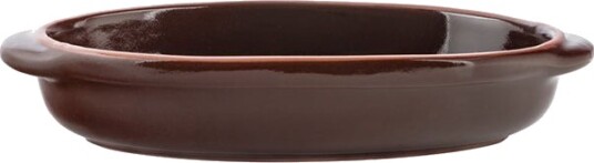 Porsgrunds Porselænsfabrik Terra Oval Form 24,5cm Bordeaux Porsgrunds Porselænsfabrik Terra Oval Form 24,5cm Bordeaux