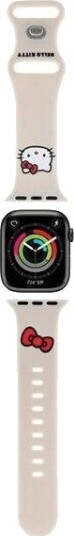 Hello Kitty Silikonrem til Apple Watch 38/40/41mm Beige