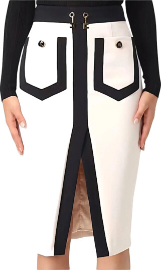 Elisabetta Franchi Dame Skjørt Hvit S,
