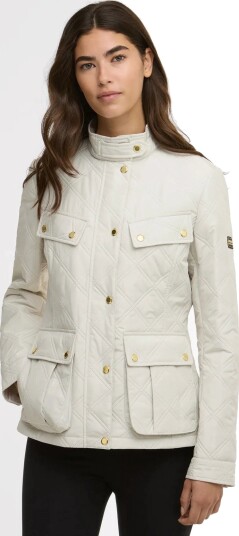 Barbour B.intl Halsey Quilt   White   38