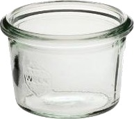 Patentglas Weck 50 Ml Ø6.75X3.65 Cm Uden Låg Glas,72 Stk/Krt