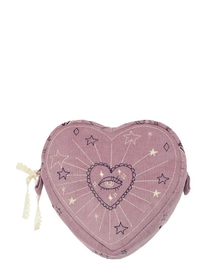 Maanesten Heart Makeup Bag Purple Magic Heart - Pink - ONE SIZE Maanesten Heart Makeup Bag Purple Magic Heart - Pink - ONE SIZE