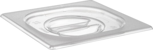 APS GN 1/6 deksel 17,6 x 16,2 cm; Størrelse GN 1/6 17.6x16.2 cm LxB; Transparent; Rektangulær
